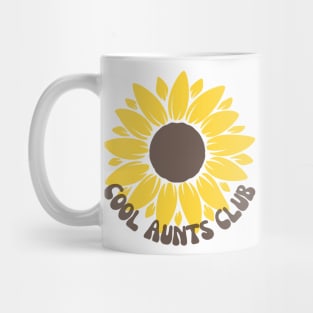 Sunflower aunt graphic Mug